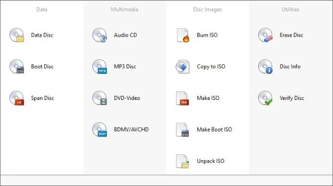 Преимущества программы Ultimate CD / DVD Burner 3.0: