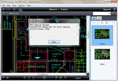 Бесплатный просмотрщик DWG - скачать Free DWG Viewer 16.0.2.11 бесплатно