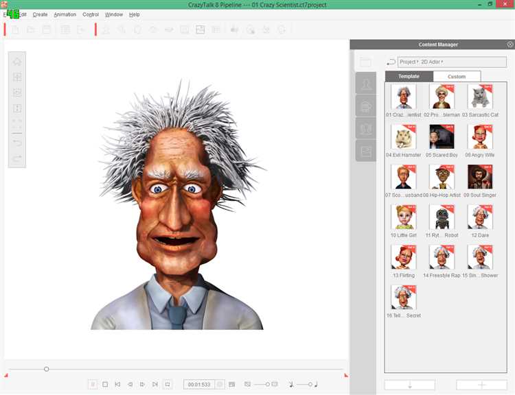 CrazyTalk 8.13 скачать бесплатно для Windows 7, 10 | Софт для создания анимаций и голосовых персонажей