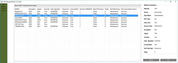 Удобство использования Easy WiFi Radar