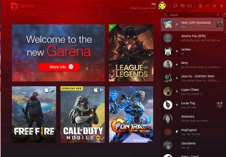 Установка Garena Plus на русском языке