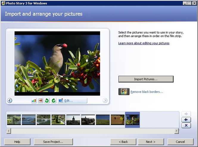Microsoft Photo Story 3.0 для Windows - скачать Photo Story бесплатно и без регистрации