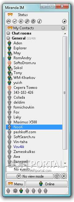Обзор программы Miranda IM