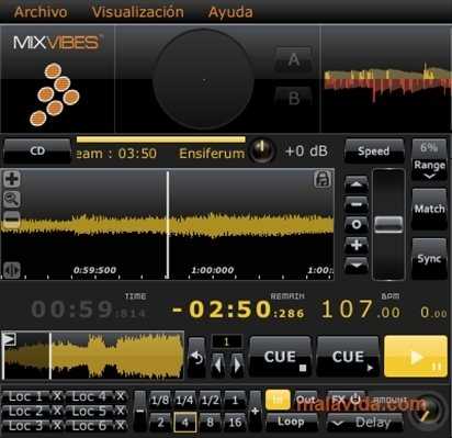 MixVibes Cross 1.6.0 для Windows 7, 10 скачать бесплатно - MixVibes