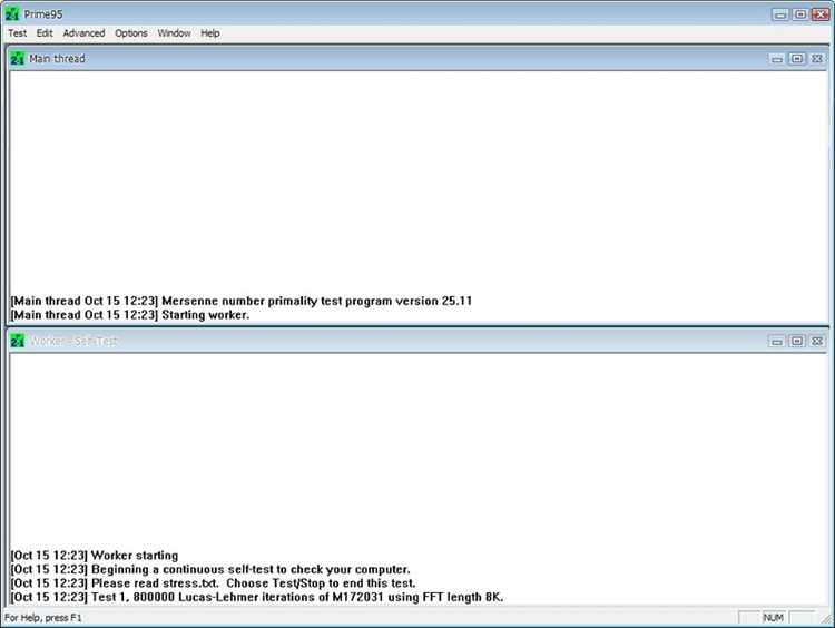 Prime95 скачать программу для Windows - Prime95 30.6 Build 4
