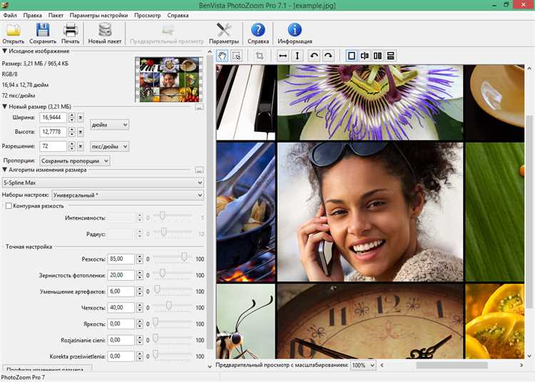 Скачать BenVista PhotoZoom Pro 8.1 бесплатно для Windows 7, 10