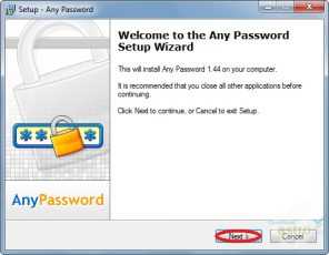Описание AnyPassword 2.0 RC3