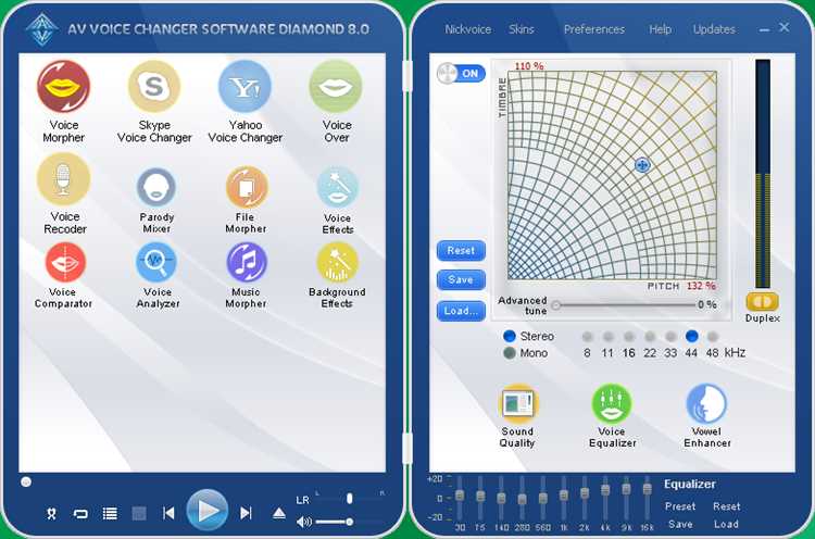 Скачать бесплатно AV Voice Changer Software Diamond Edition для Windows 7, 10