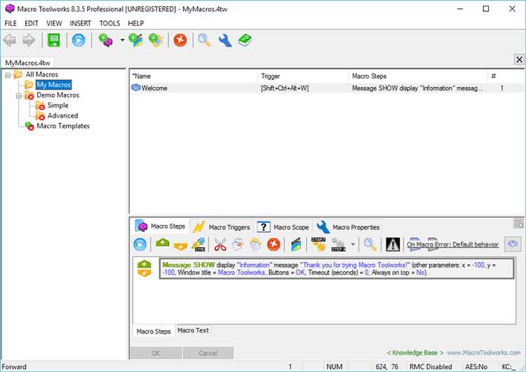 Совместимость Easy Macro Recorder 4.9 с Windows 7