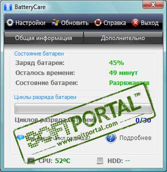 Скачать бесплатно на русском BatteryCare 0.9.35.0 для Windows 7, 10 – улучшите работу вашего ноутбука