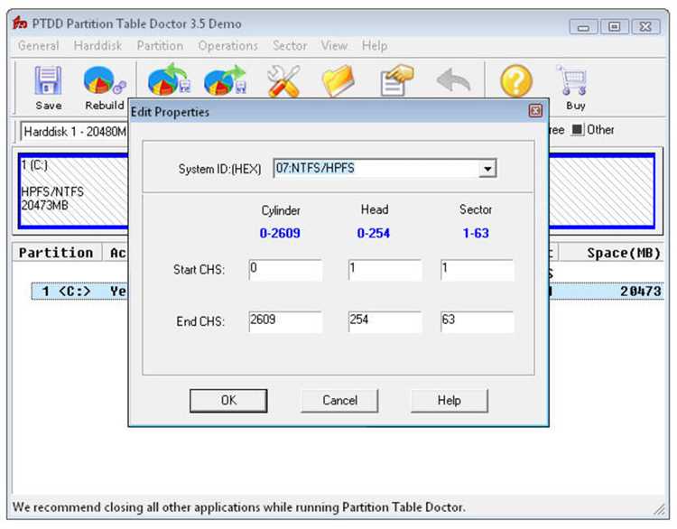 Скачать бесплатно Partition Table Doctor 3.5 для Windows 7