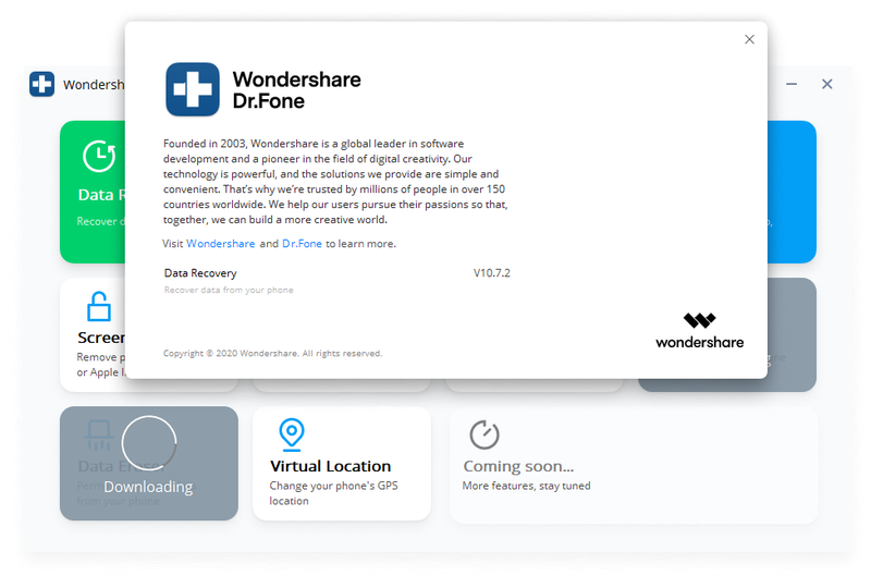 Скачать бесплатно Wondershare Dr.Fone Toolkit for Android 11.0.2