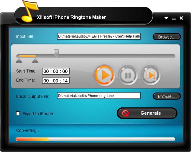 Скачать бесплатно Xilisoft iPhone Ringtone Maker 3.1.5: мелодии для iPhone