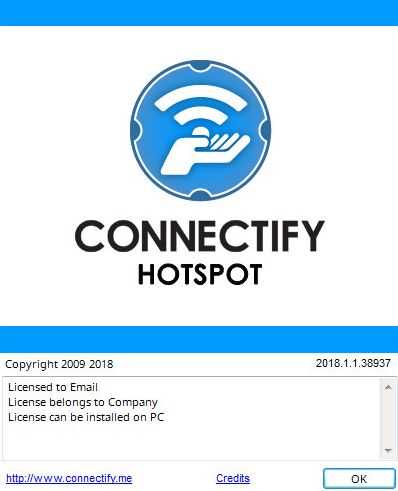 Описание Connectify Hotspot: