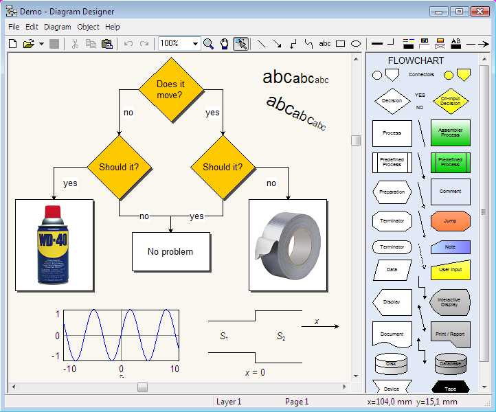 Краткое описание программы Diagram Designer