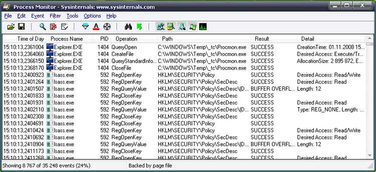 Скачать ProcessMonitor.zip: последняя версия безопасного ПО для контроля процессов в Windows