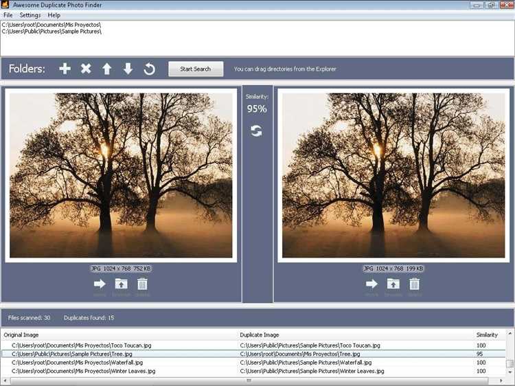 Скачать программу Awesome Duplicate Photo Finder 1.1.1 для поиска дубликатов фотографий