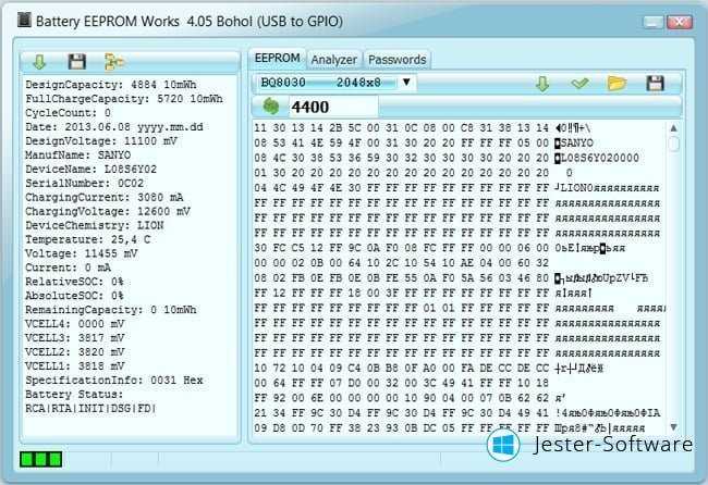 Преимущества программы BE2Works Battery EEPROM Works 4