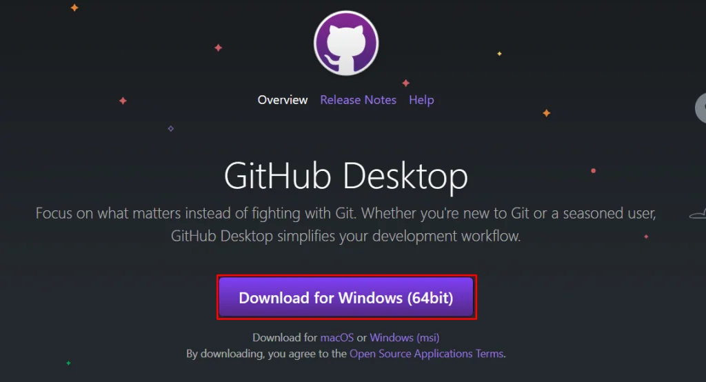 Скачать программу GitHub Desktop: GitHubDesktopSetup.msi и GitHubDesktopSetup.exe