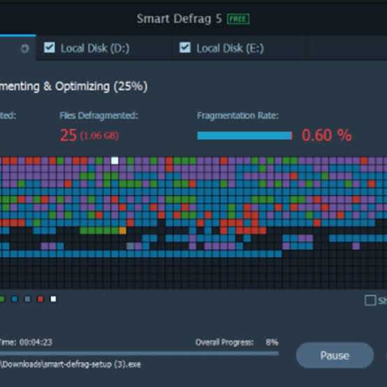 Установка и настройка Smart Defrag