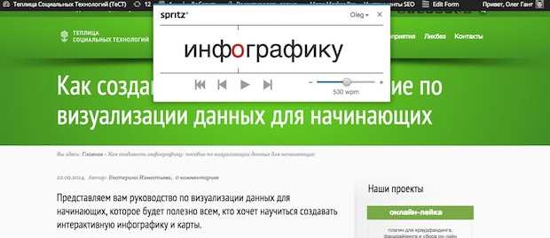 Spritz - программы разработчика: все о популярном инструменте для увеличения скорости чтения