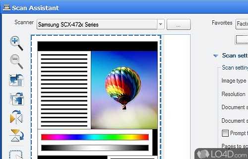 Преимущества программы Samsung Scan Assistant 1.05.07