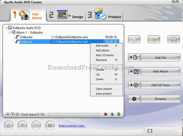 Ссылки на загрузку Apollo Audio DVD Creator 1.2.62