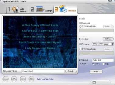 Ссылки на загрузку программы Apollo Audio DVD Creator 1.2.62 - скачать бесплатно без регистрации