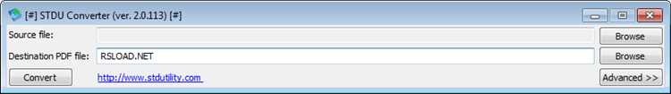 STDU Converter 2.0 скачать бесплатно для Windows - быстрый и удобный конвертер файлов