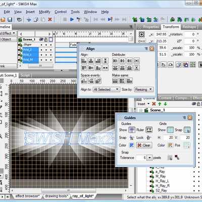 SWiSH Max 4.0 - скачать бесплатно для Windows 7, 10