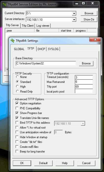 Tftpd32 скачать бесплатно - Tftpd32 4.64: обзор и ссылка на скачивание